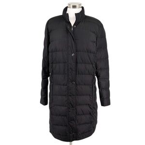 J Jill Womens Black Down Puffer Coat Size Large